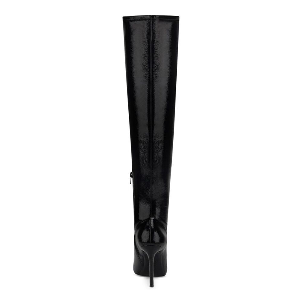 INC Womens Black Flexible Sole Keenah Square Toe Stiletto Zip-Up Boots Shoes 8 M - Picture 3 of 4